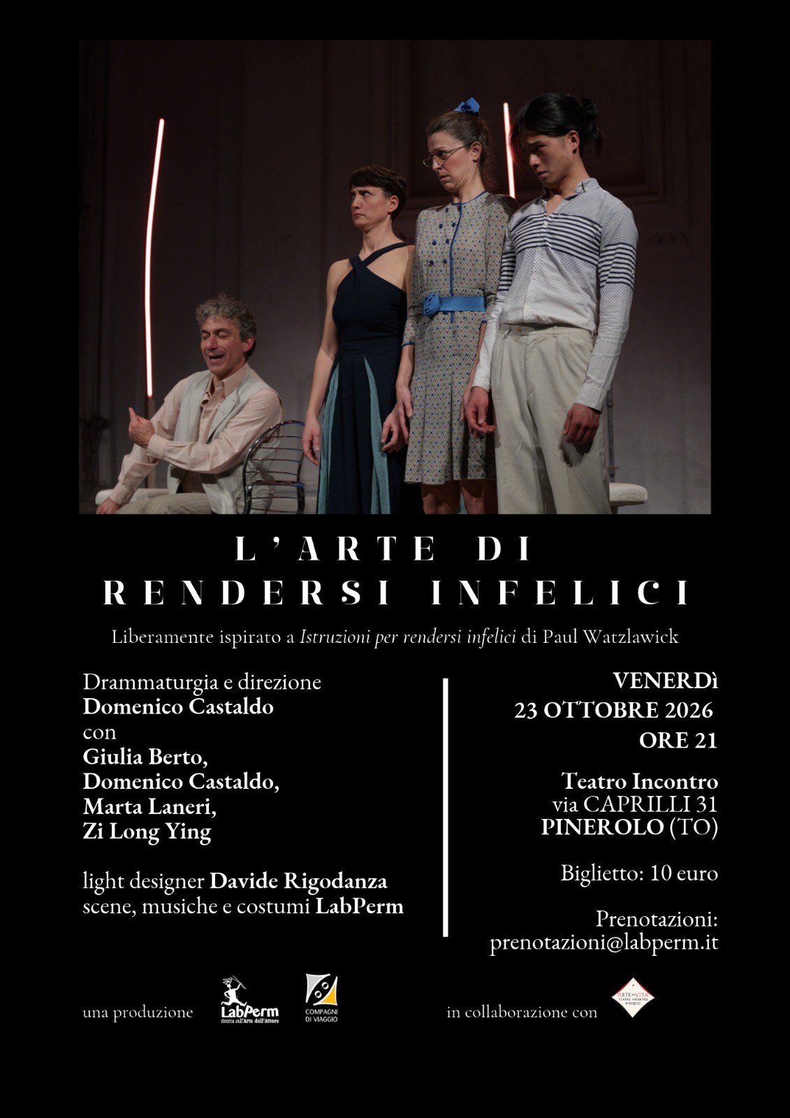 Locandina di L’arte di rendersi infelici