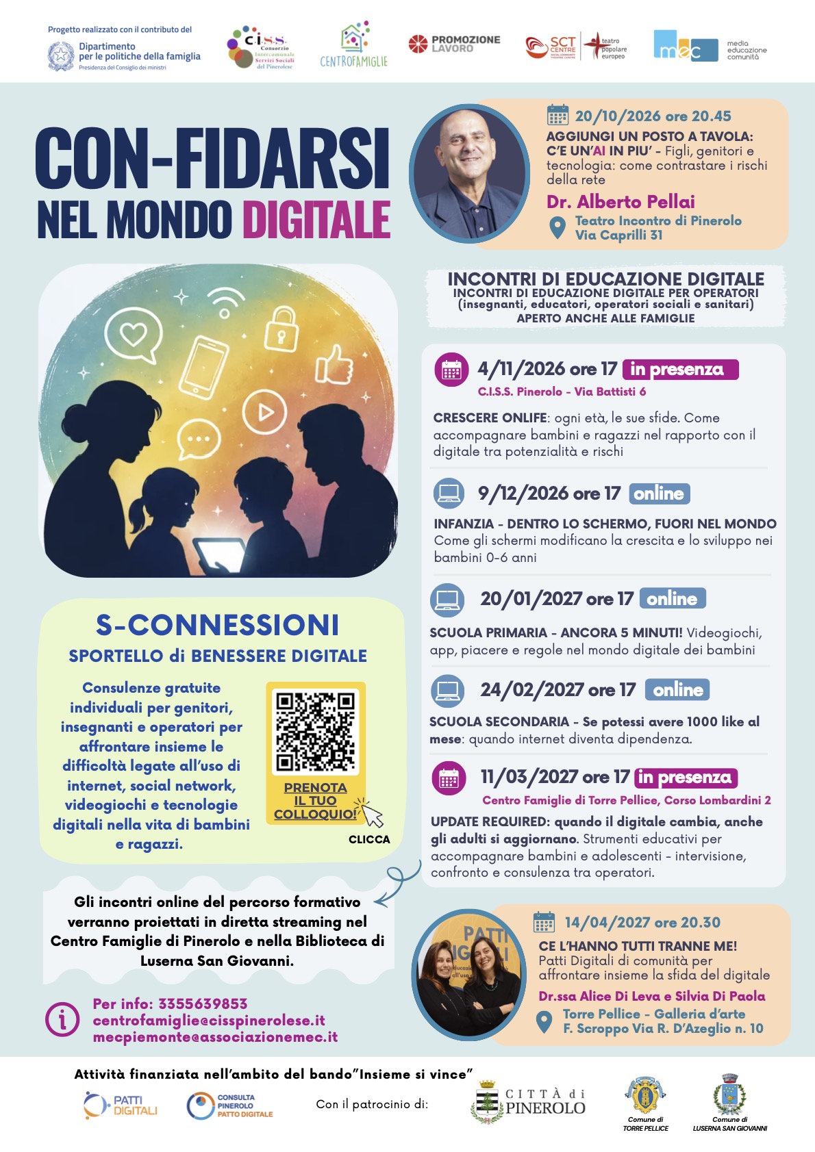 Locandina generale del percorso di educazione digitale